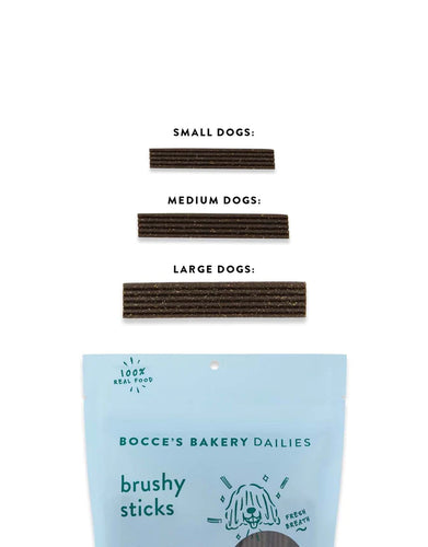 Bocce's Bakery - Brushy Sticks Dental Bars Dog Treats