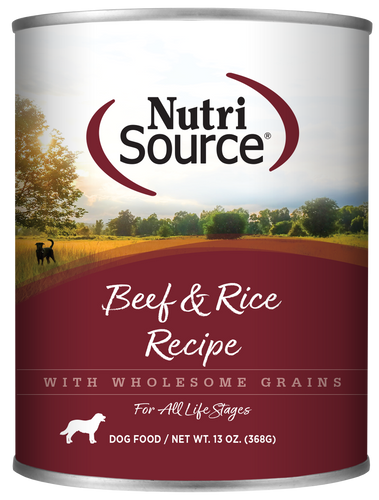NutriSource - Beef & Rice Recipe Wet Dog Food