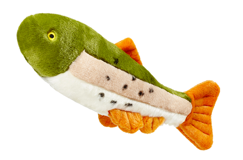 Fluff & Tuff - Ruby Rainbow Trout Dog Toy