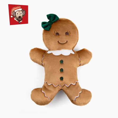 Fluff & Tuff - Betty Gingerbread Girl Dog Toy