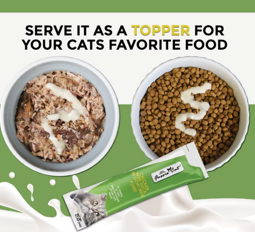 Fussie Cat - Chicken Duck in Goat Milk Purée Cat Treat