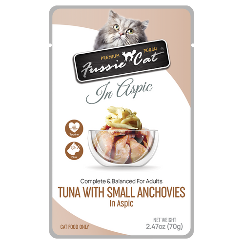 Fussie Cat - Tuna with Small Anchovies in Aspic Wet Cat Food