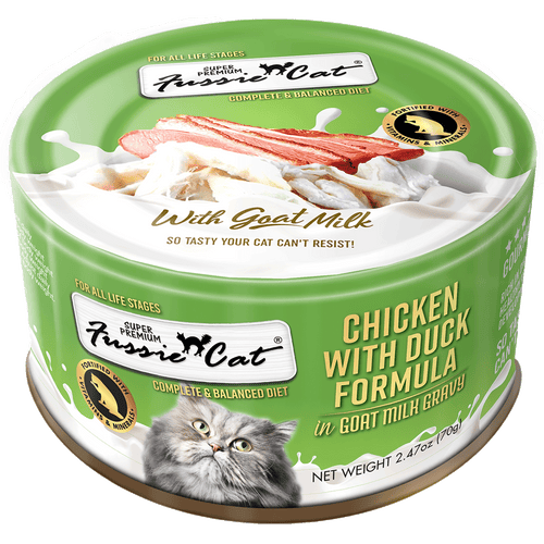 Fussie Cat - Chicken with Duck Formula in Goat Milk Gravy Wet Cat Food