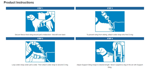 Walkin' Pets - Support Sling for Dogs