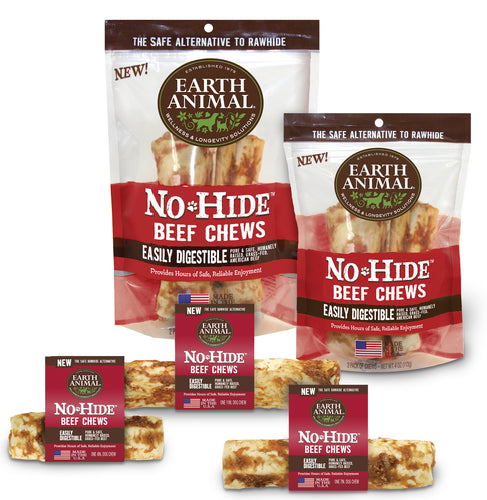 Earth Animal - No-Hide Beef Rolls Dog Treat