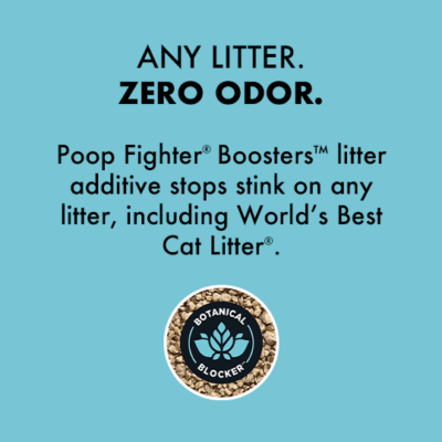 World's Best Cat Litter - Poop Fighter Boosters