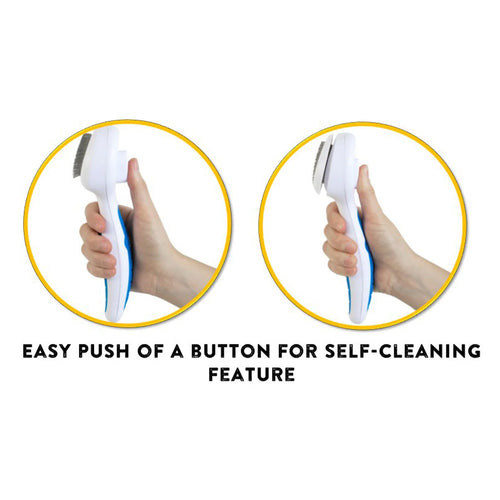JW Pet - Gripsoft Self-Cleaning Slicker Brush