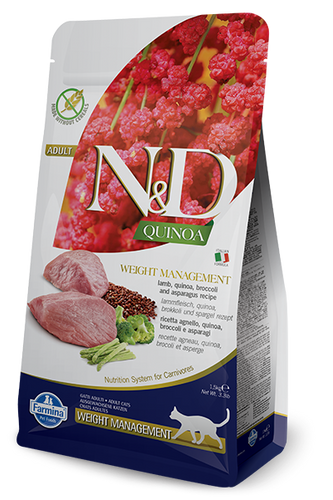 Farmina - N&D Quinoa Weight Management Lamb Dry Cat Food