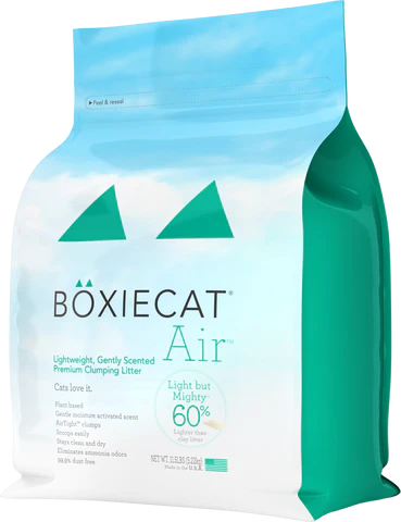 Boxiecat - Air Lightweight, Gently Scented, Premium Clumping Litter
