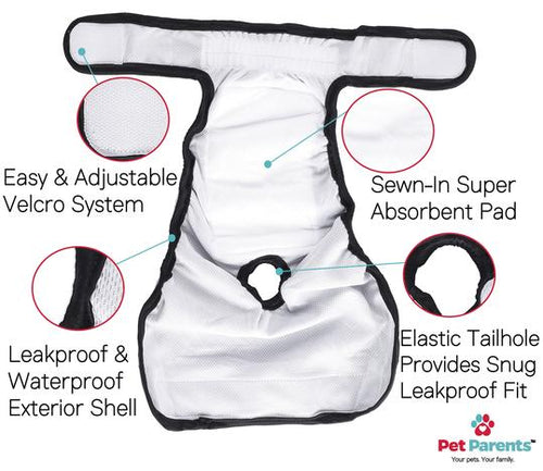 Pet Parents - Female & Male Dog Diapers for Dogs