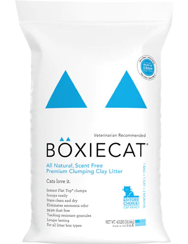 Boxiecat - Scent-free Premium Clumping Clay Cat Litter
