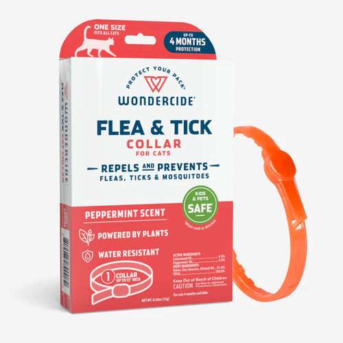 Wondercide - Flea & Tick Collar for Dogs + Cats with Natural Essential Oils