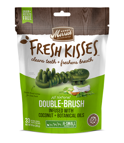 Merrick - Fresh Kisses with Coconut & Botanical Oils Dental Dog Treats