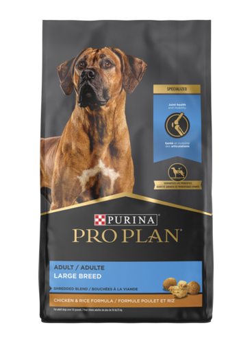 Purina Pro Plan - Adult Large Breed Shredded Blend Chicken & Rice Formula Dry Dog Food