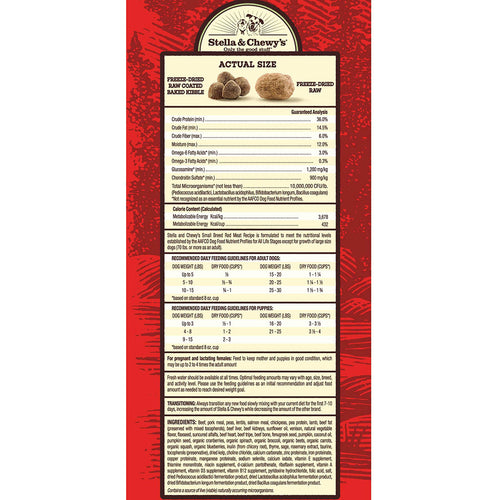 Stella & Chewy's - Raw Blend Small Breed Red Meat Kibble Dry Dog Food