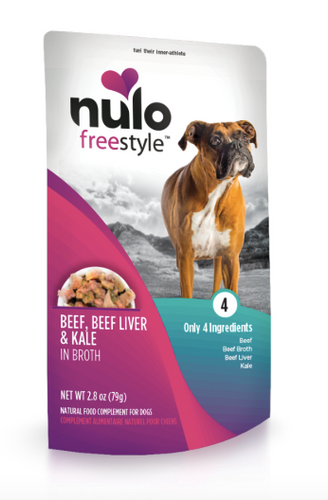 Nulo - Freestyle Beef, Liver & Kale in Broth Wet Dog Food